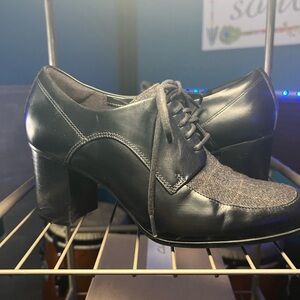 Clarks Black Leather Artisan Shoes